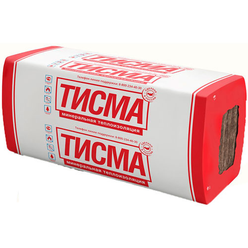 Утеплитель KNAUF ТИСМА плита 100*600*1300 (6,24 м2)