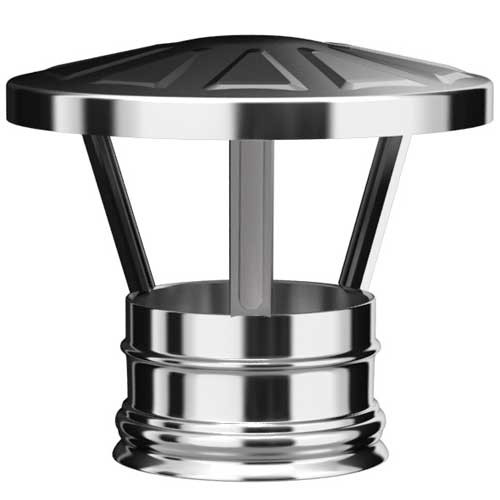 Оголовок дымохода 150х150 Нержавейка (Нз 0.50)