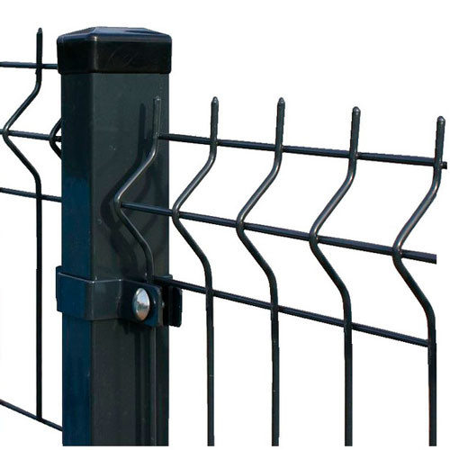 Сварная 3d сетка для забора 1730*2500 (3.5 мм) серый графит (RAL 7024)