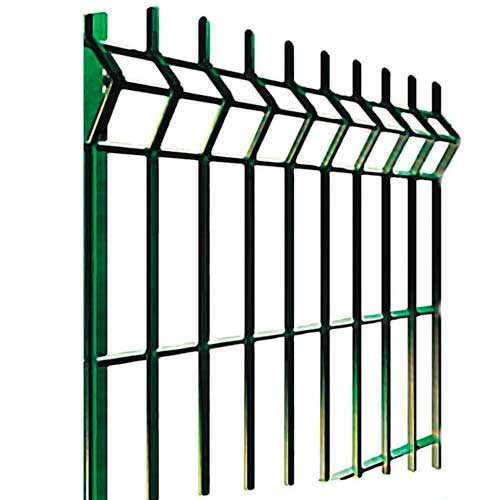 Сварная 3d сетка для забора 1730*2500 (3.5 мм) зеленая (RAL 6005)